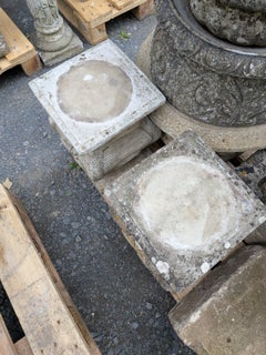2 British Cast Stone Plinths
