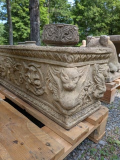 British Cast Stone Planter / Jardiniere