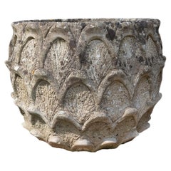 British Cast Stone Planter / Jardiniere