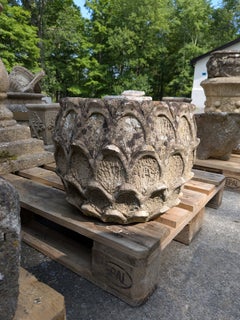 British Cast Stone Planter / Jardiniere
