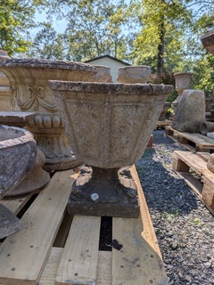 British Cast Stone Planter / Jardiniere