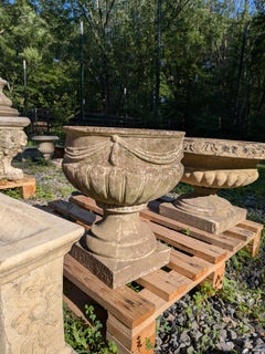 British Cast Stone Planter / Jardiniere