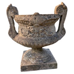 Fioriera / Jardiniere in pietra fusa inglese