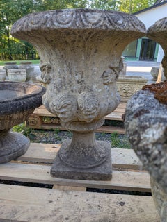 2 British Cast Stone Planters / Jardinieres