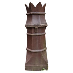British Salt-Glazed Terracotta Chimney Pot