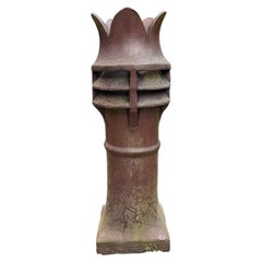British Salt-Glazed Terracotta Chimney Pot