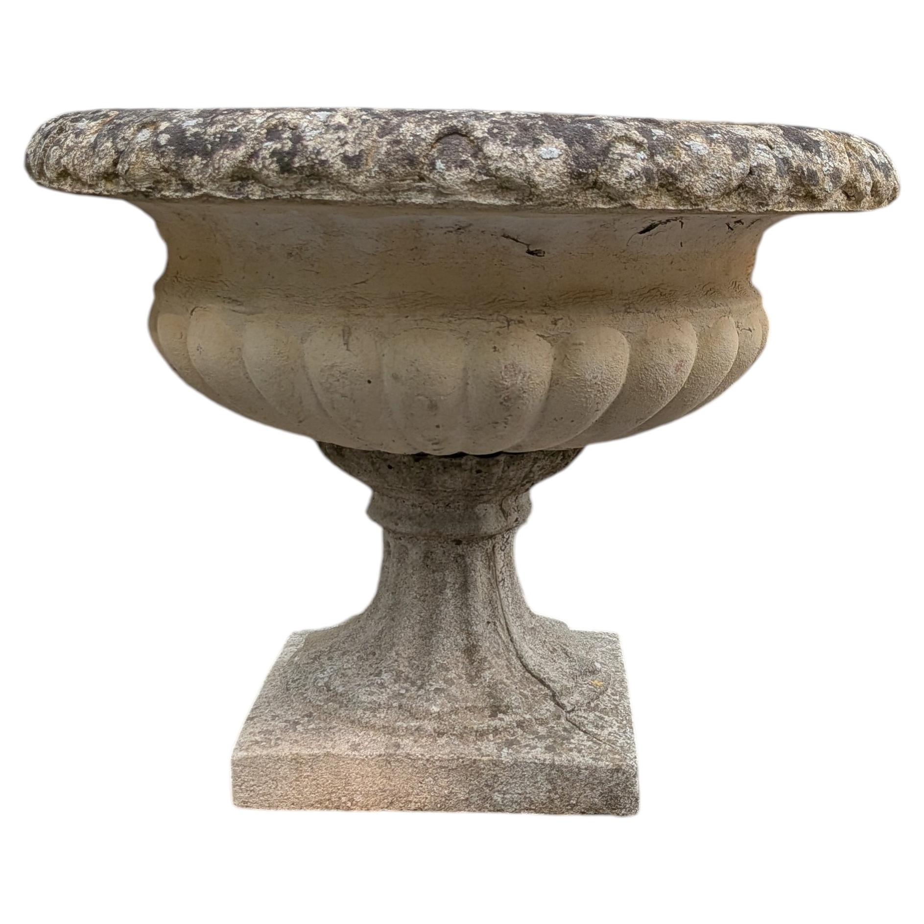 British Cast Stone Planter / Jardiniere