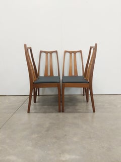 Set of 4 Vintage Nathan Mid Century Modern Dining Chairs