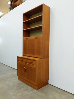 Vintage G Plan Mid Century Modern Teak Bookshelf Cabinet