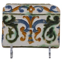 Mattonella azulejo spagnola Arista y Cuenca - Toledo XVI secolo