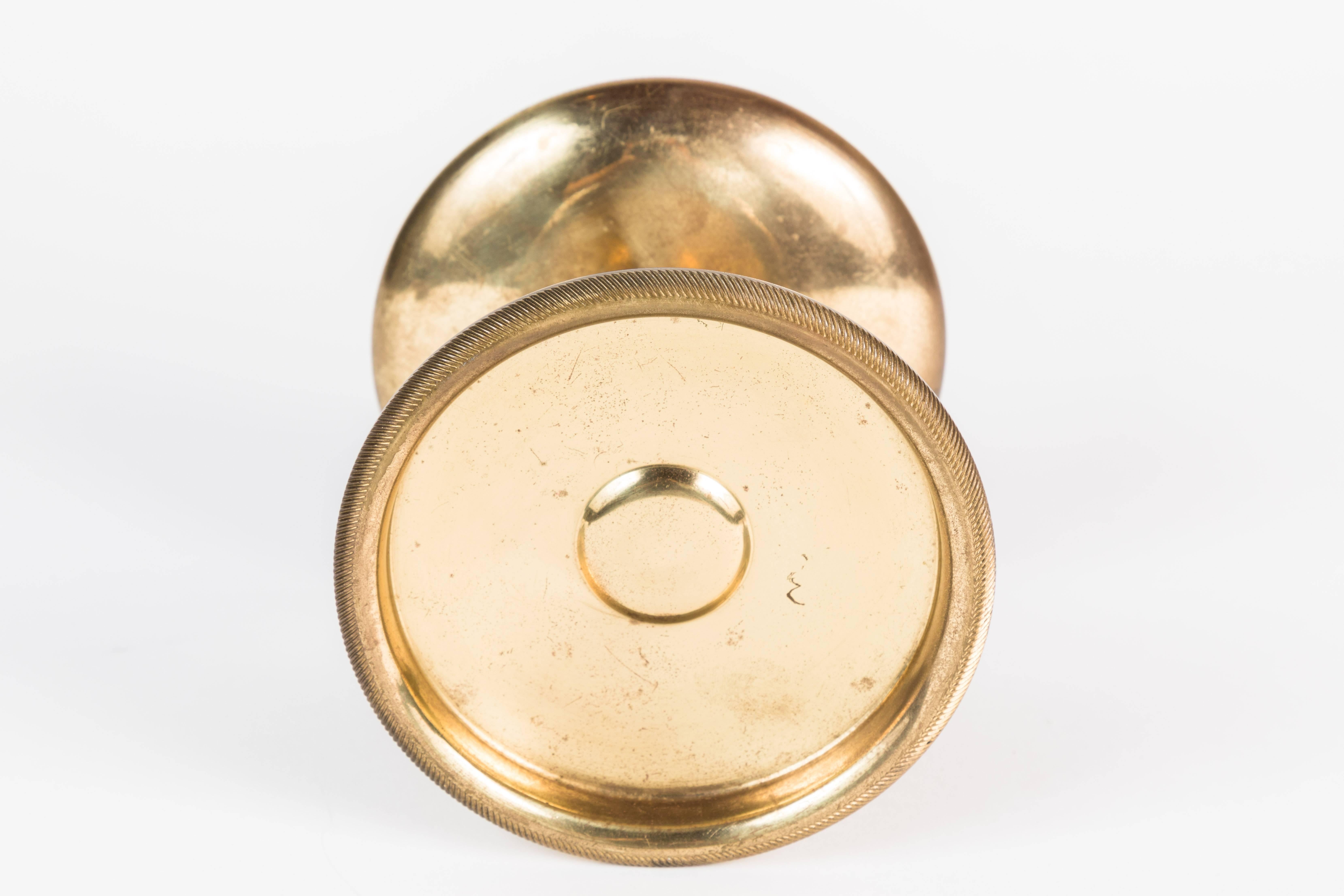 Set of Italian Brass Doorknobs 1
