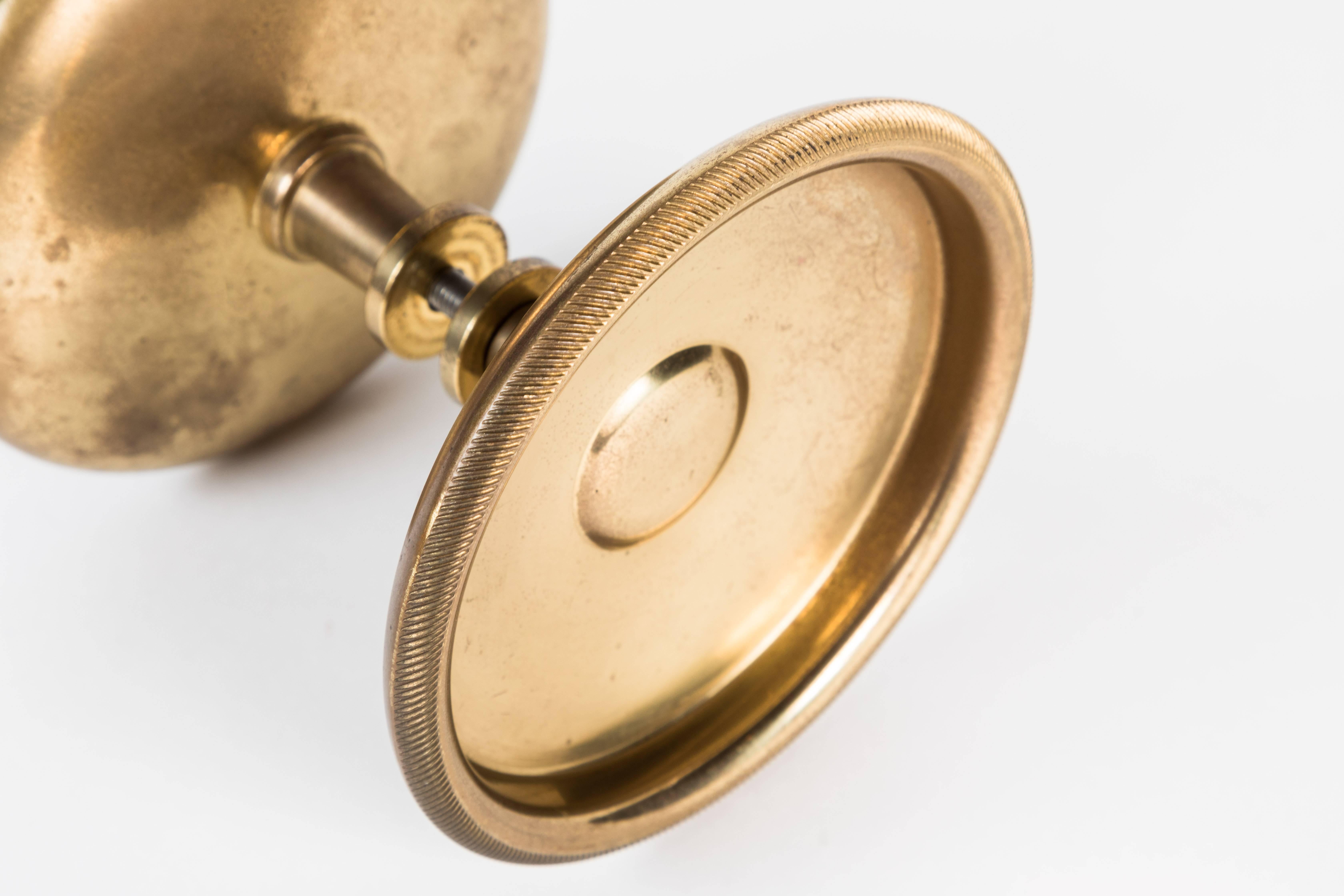 Set of Italian Brass Doorknobs 4