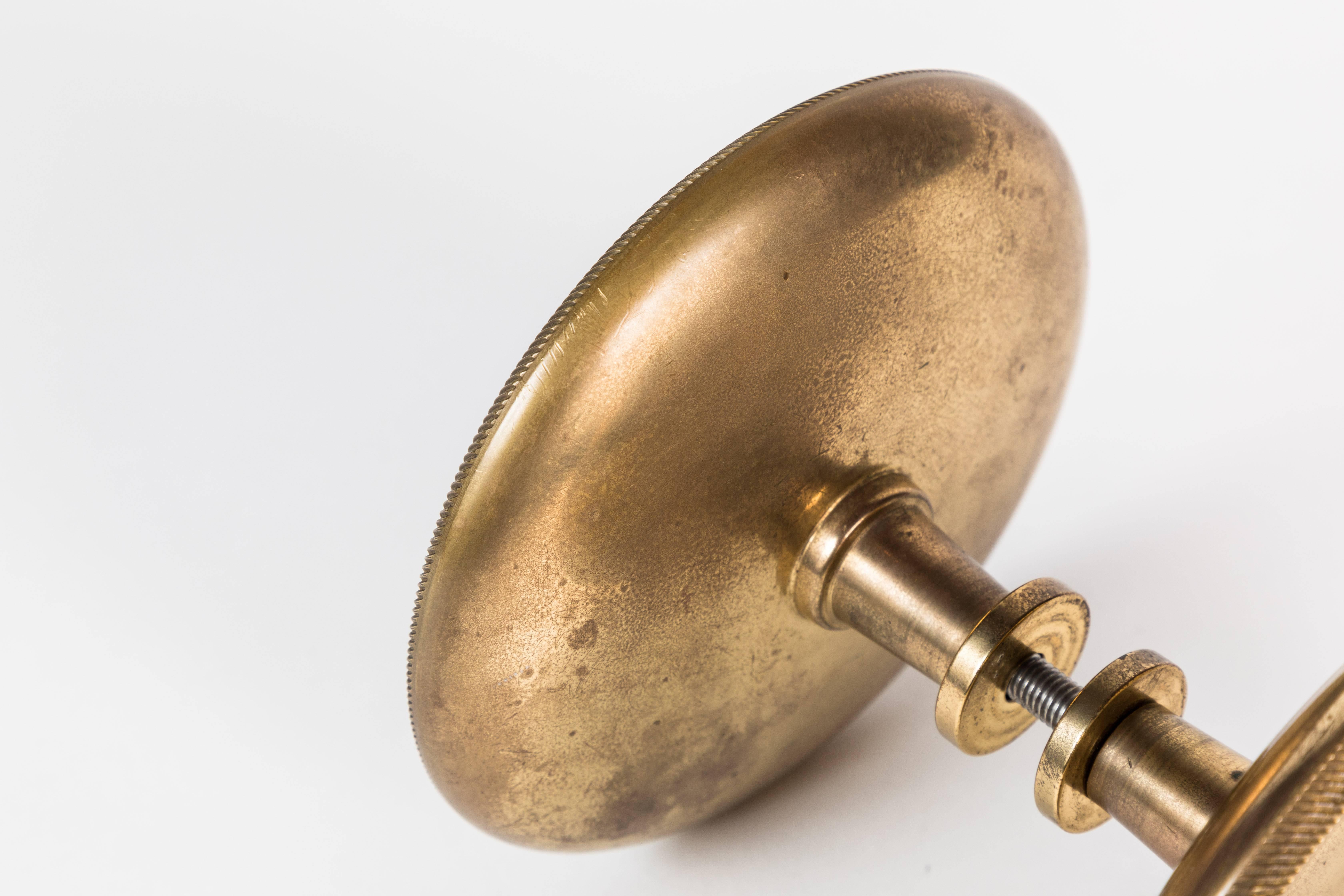 Set of Italian Brass Doorknobs 5