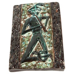 Vintage Mid-Century Italian Ceramic Door Pull