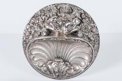 Pair of Silver Plate Curtain Tiebacks