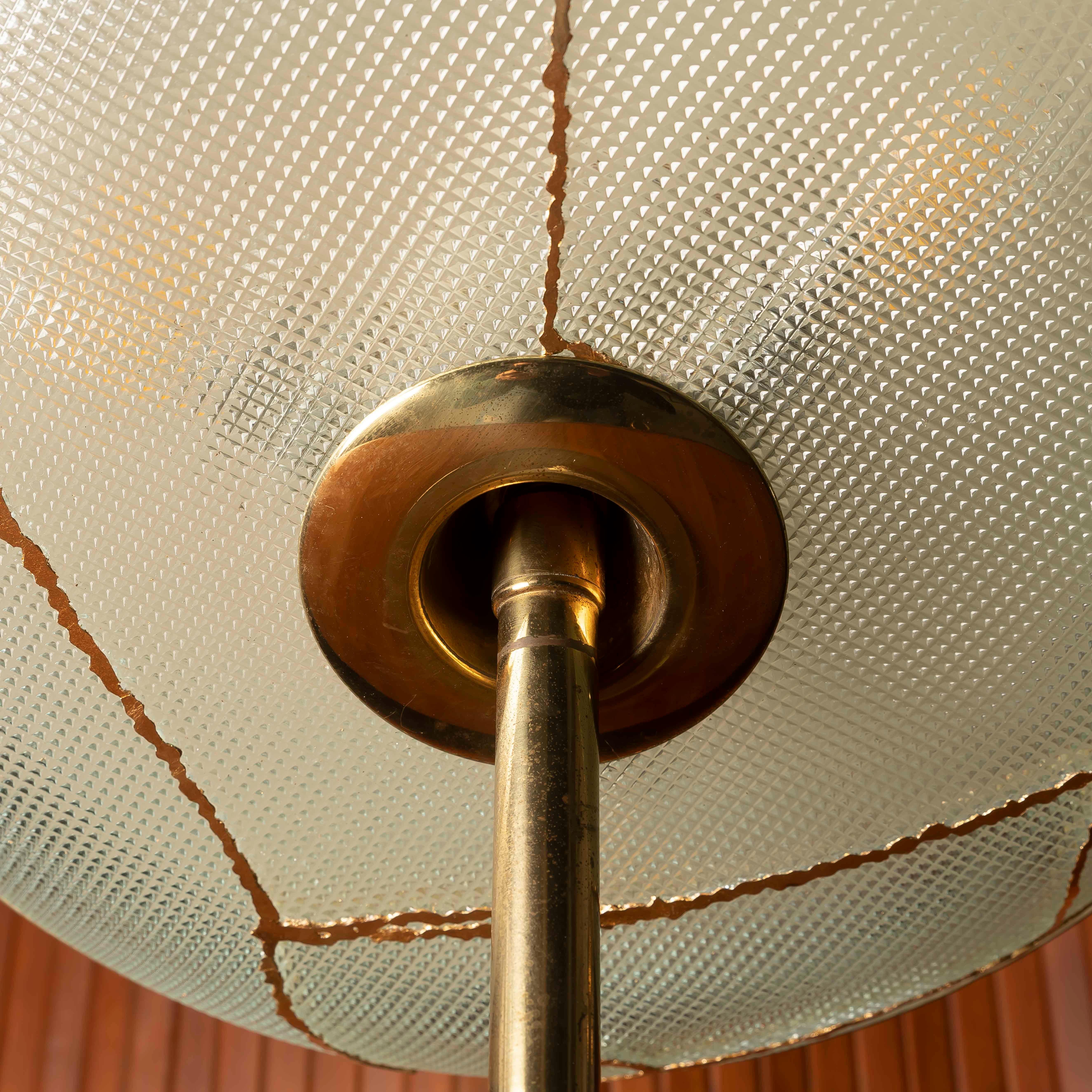 Rare Pietro Chiesa Table Lamp for Fontana Arte, 1950s – Restored with Kintsugi For Sale 5