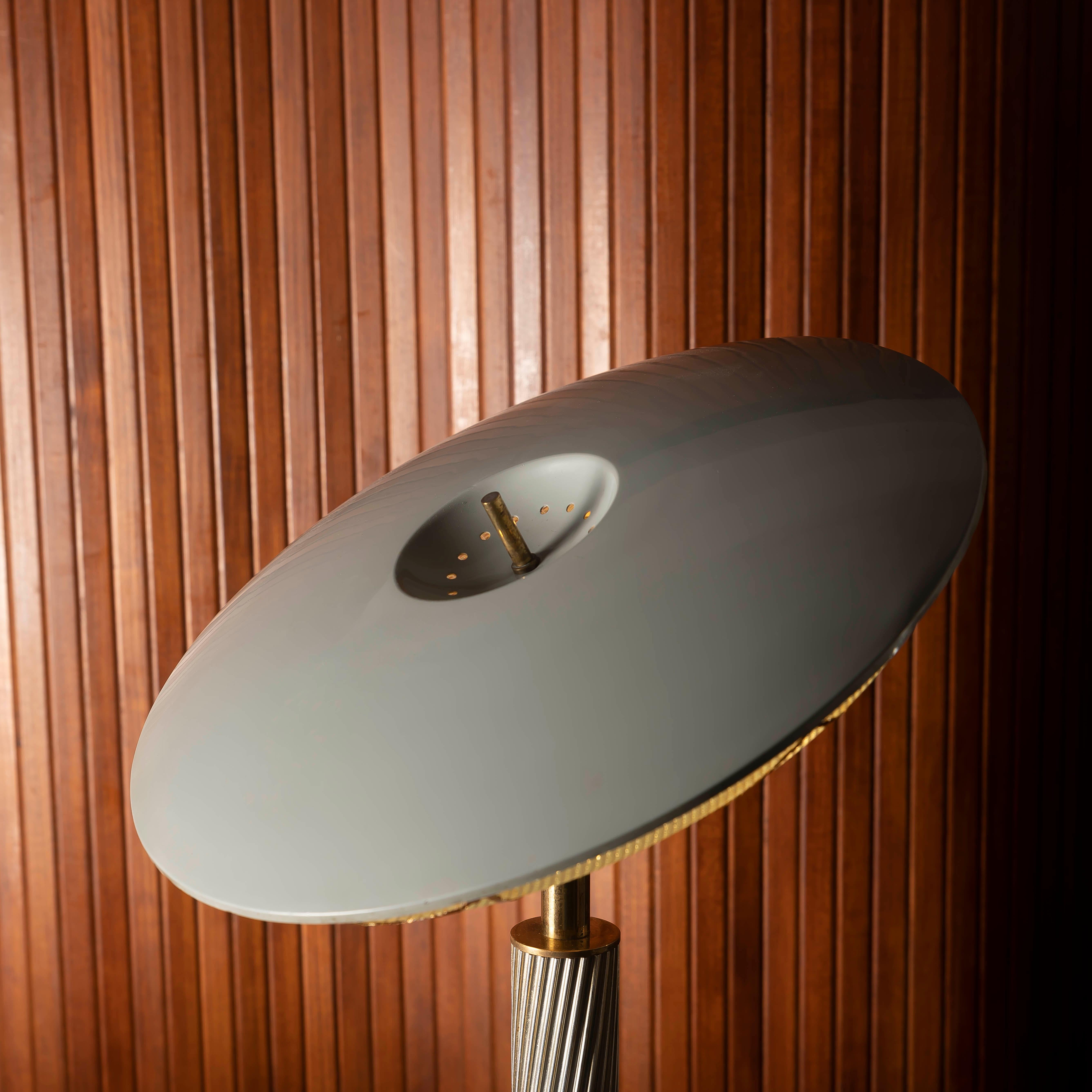 Rare Pietro Chiesa Table Lamp for Fontana Arte, 1950s – Restored with Kintsugi For Sale 9