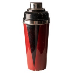 Art Deco Cocktail Shaker in the Style of Jean Dunand, France, circa 1940