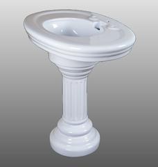 Rare Pair of Wash Basins, Alaska Model, Jacob Delafon, France, circa 1927