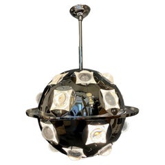 Sputnik chandelier, attributed to Oscar Torlasco, Editions Lumi, Italy