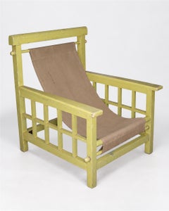 Sillón Transat de Robert Mallet-Stevens, Ed. Pierre Dariel, Francia, hacia 1926