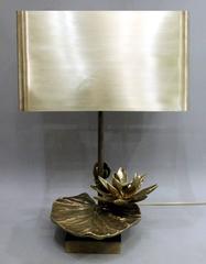 Water Lily Lamp by Chrystiane Charles for Maison Charles, France, 1970