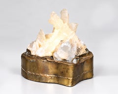 Large “gypsum” light sculpture, Richard Faure, Paris, France, circa 1980