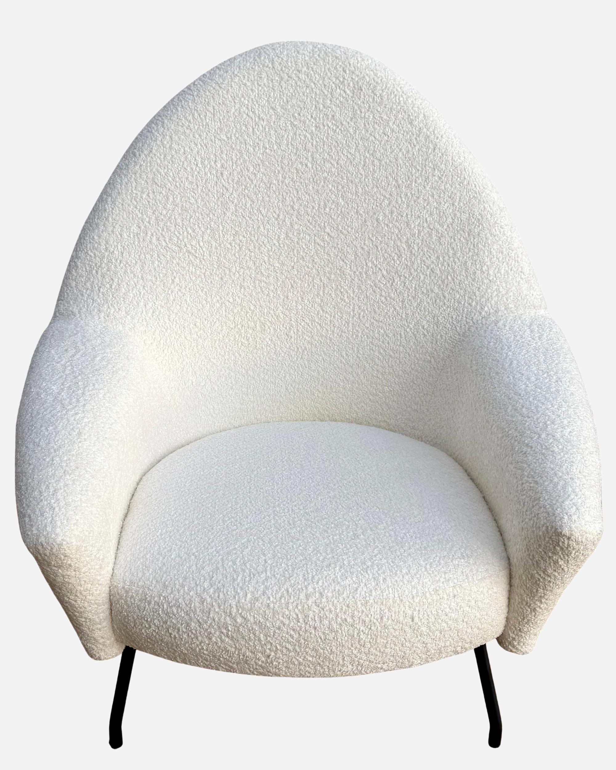 Dreiteilige Wohnzimmergarnitur Modell 770 von Joseph-André Motte, Steiner, um 1958 (Metall) im Angebot