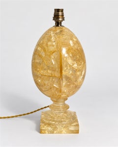 Base de lámpara fractal de resina de Pierre Giraudon, Atelier Giraudon, Francia, hacia 1970