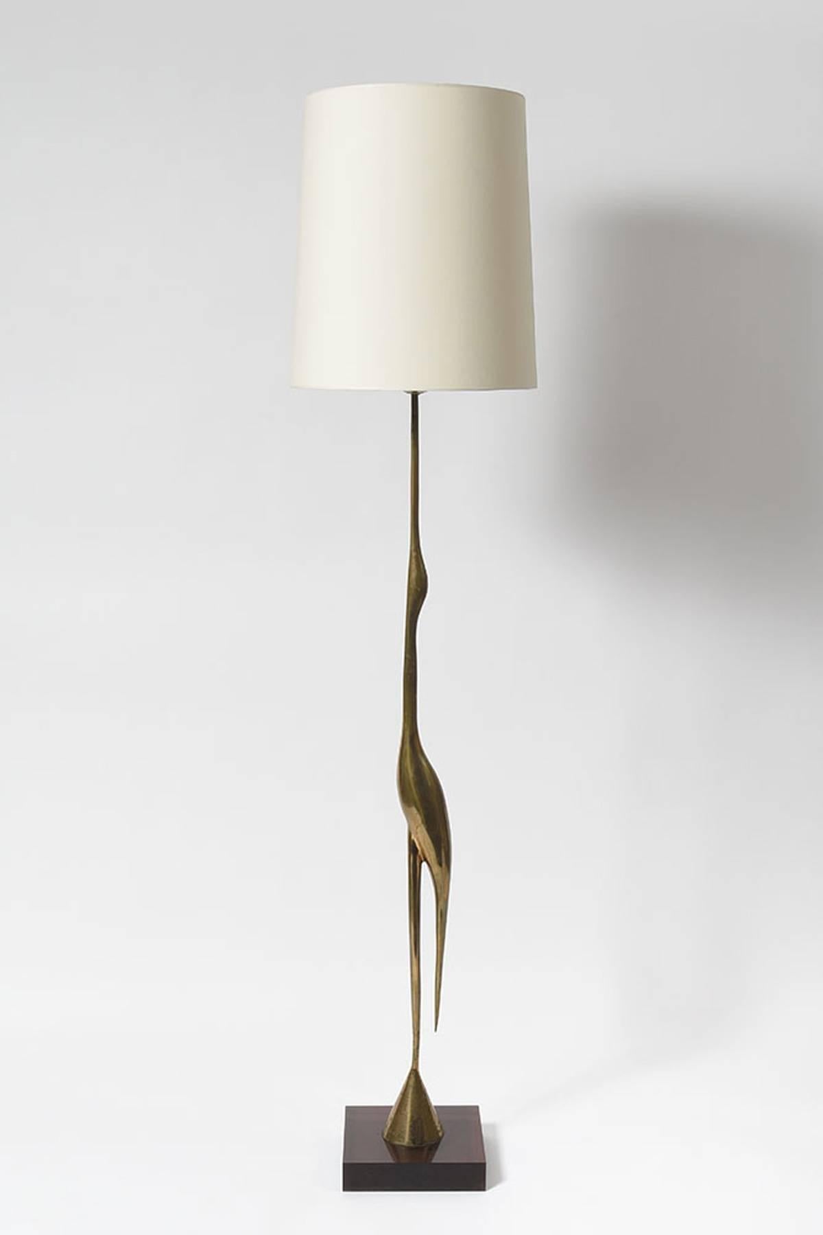 Héron Floor Lamp by René Broissand In Excellent Condition In Paris, FR