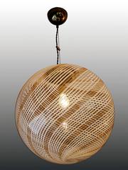 Large 1960s Globe in Handblown Glass by Venini