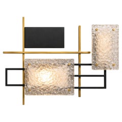 Large “Arles” wall sconce, Editions Maison Arlus, Paris, France, circa 1950/1960
