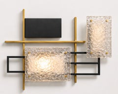 Large “Arles” wall sconce, Editions Maison Arlus, Paris, France, circa 1950/1960