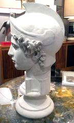 Early 20th Century Plaster Bust of a Roman Soldier