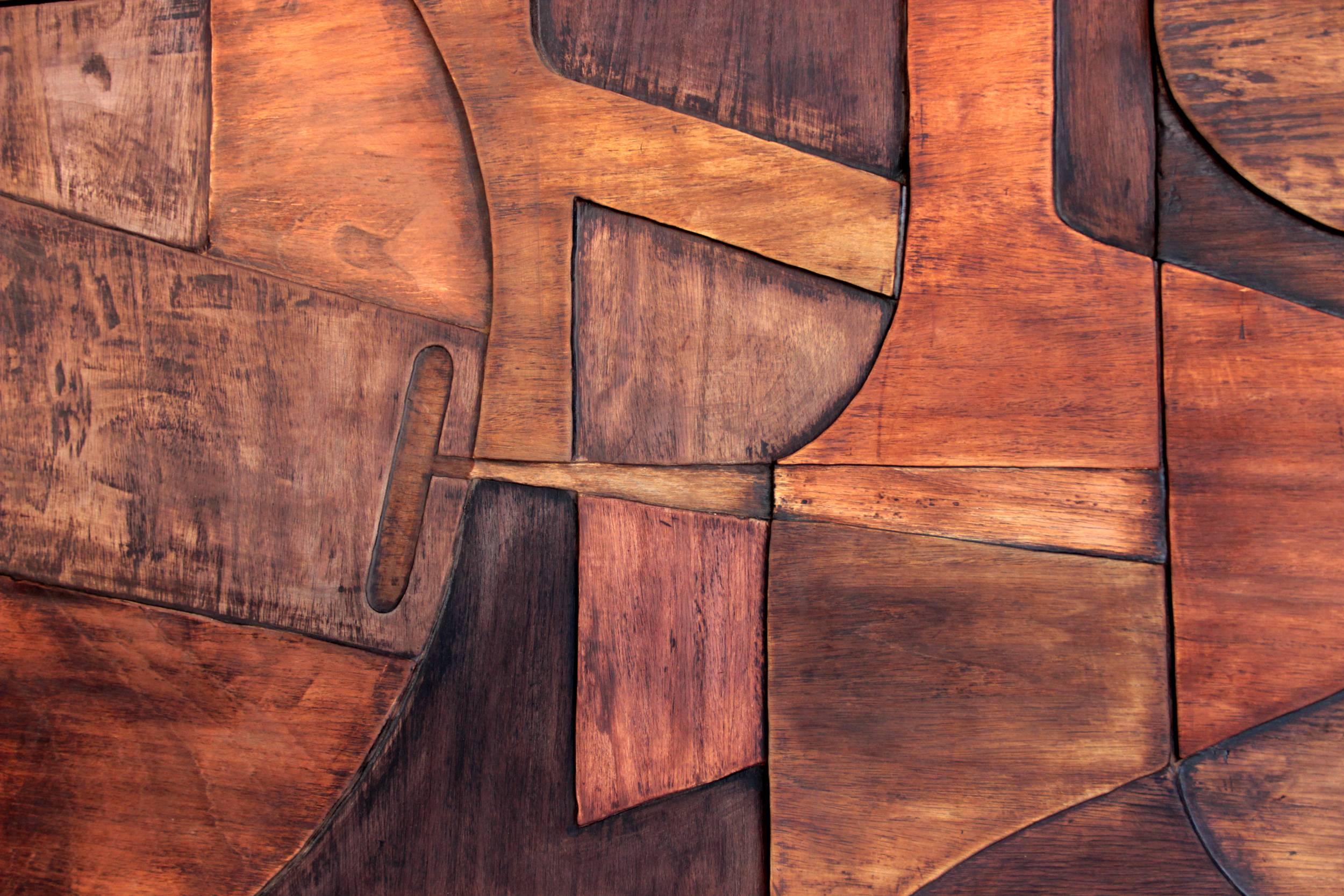 Rare Wall Panel in Six Parts, Nerone Ceccarelli, Gruppo NP2, Italy, 1973 2