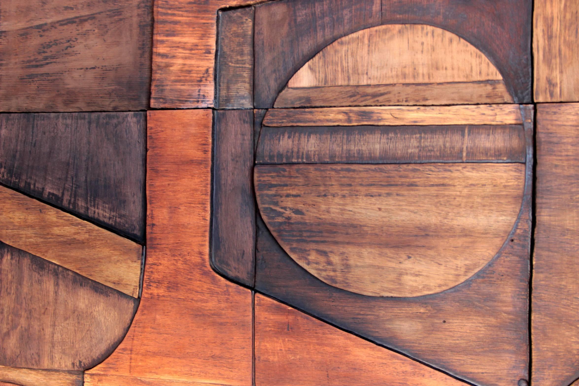 Rare Wall Panel in Six Parts, Nerone Ceccarelli, Gruppo NP2, Italy, 1973 3