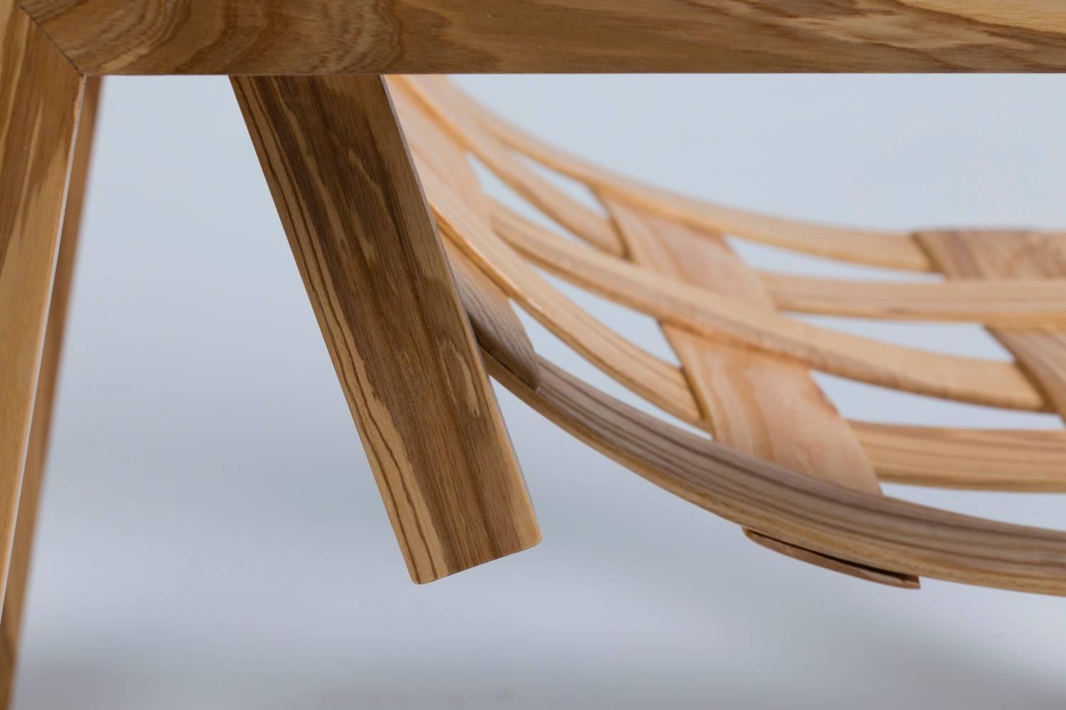 Zwei Sessel aus Massivholz, Philippe Rodenas für Galerie Canavèse, 2017 (Holz) im Angebot