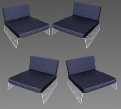 Four "Texas" Chauffeuses, François Arnal for Atelier A, France, 1968