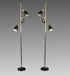 Pair of Monix Floor Lamps, France, circa 1960