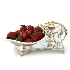 Spectacular Tiffany & Co. Sterling Strawberry Server Dated 1872