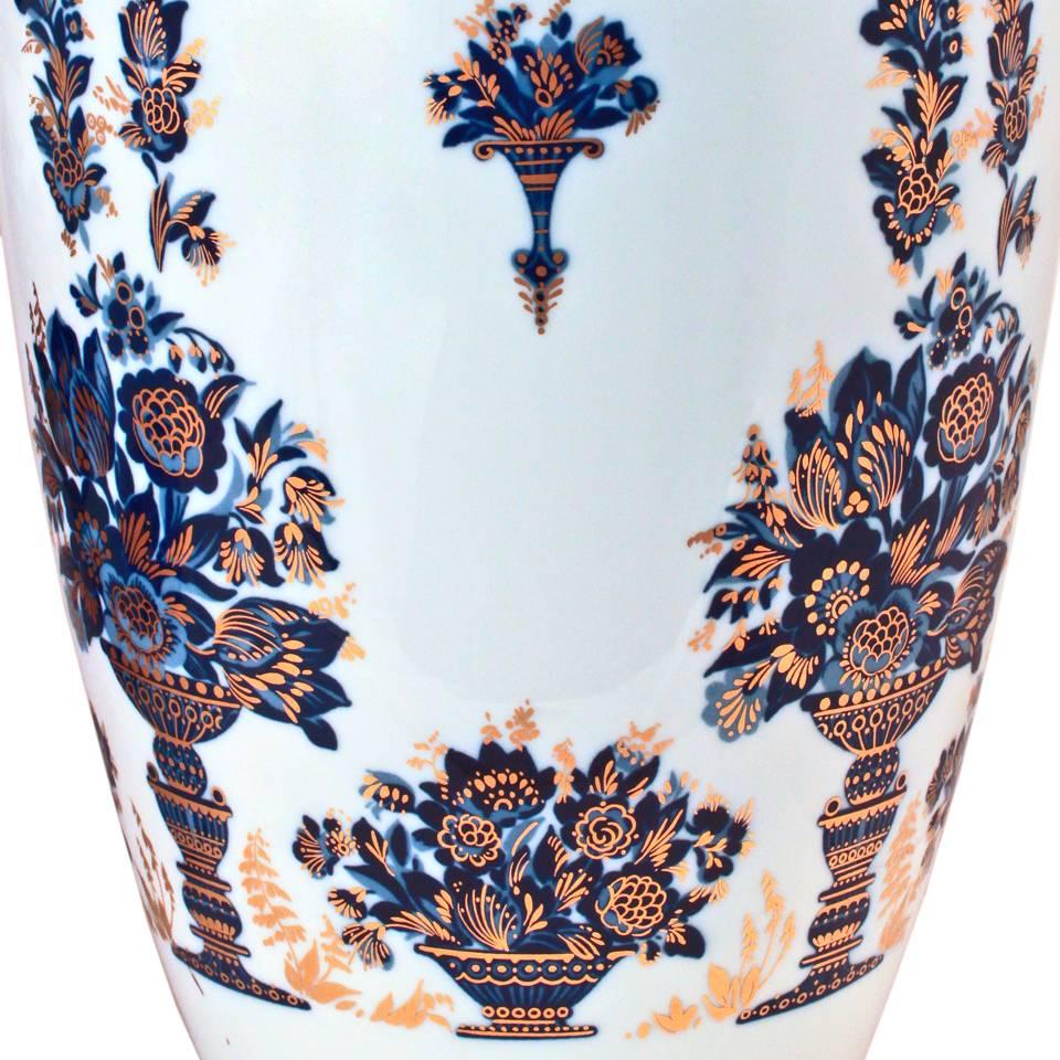 German Pair of Monumental Heinrich Porcelain Palace Vases
