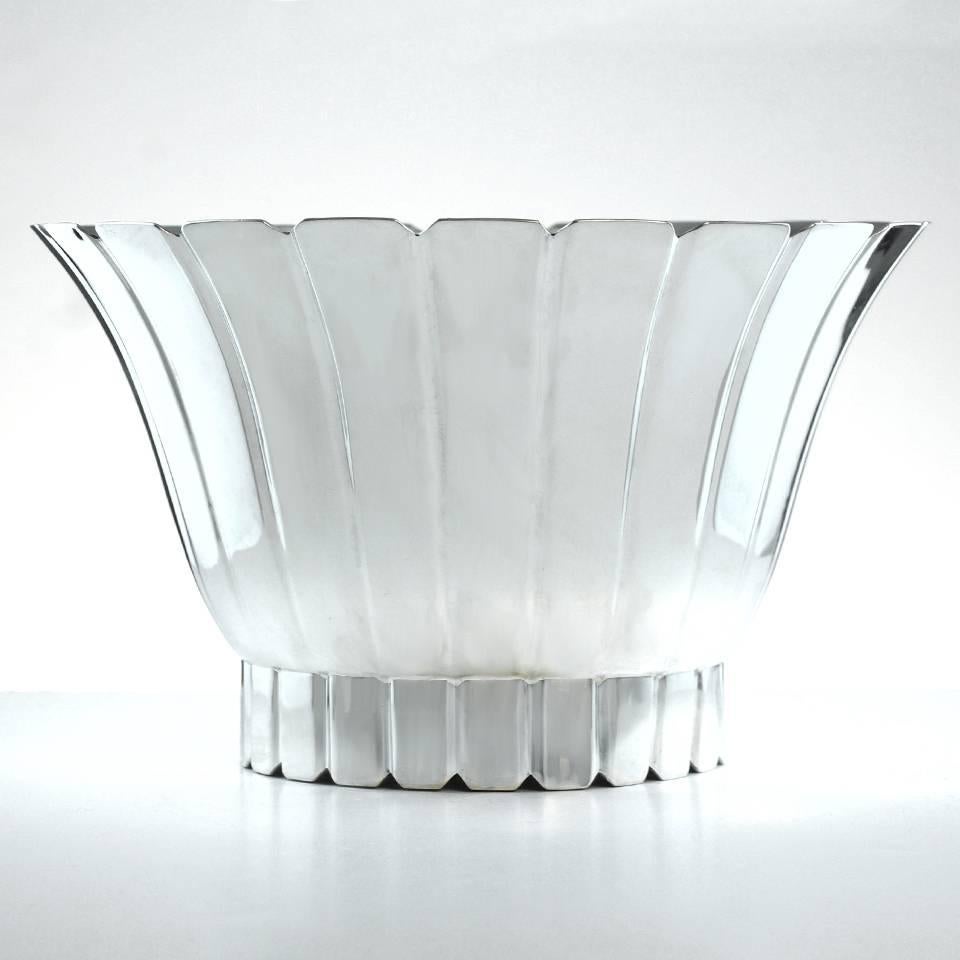 American Art Deco Sterling Bowl by Brand Chatillon