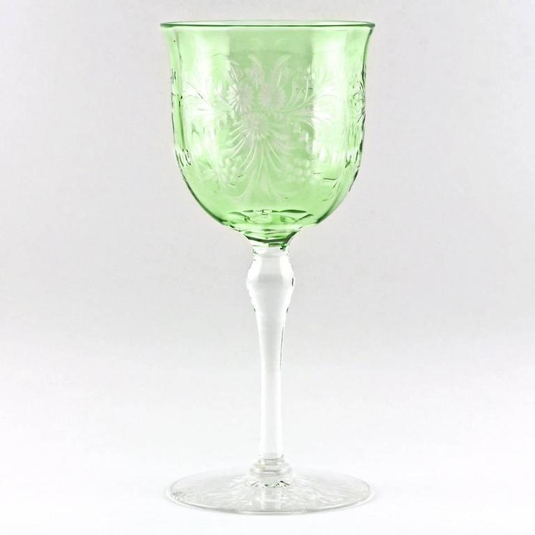 12 Thomas b Cut Crystal Wine Goblets at 1stDibs thomas webb wine