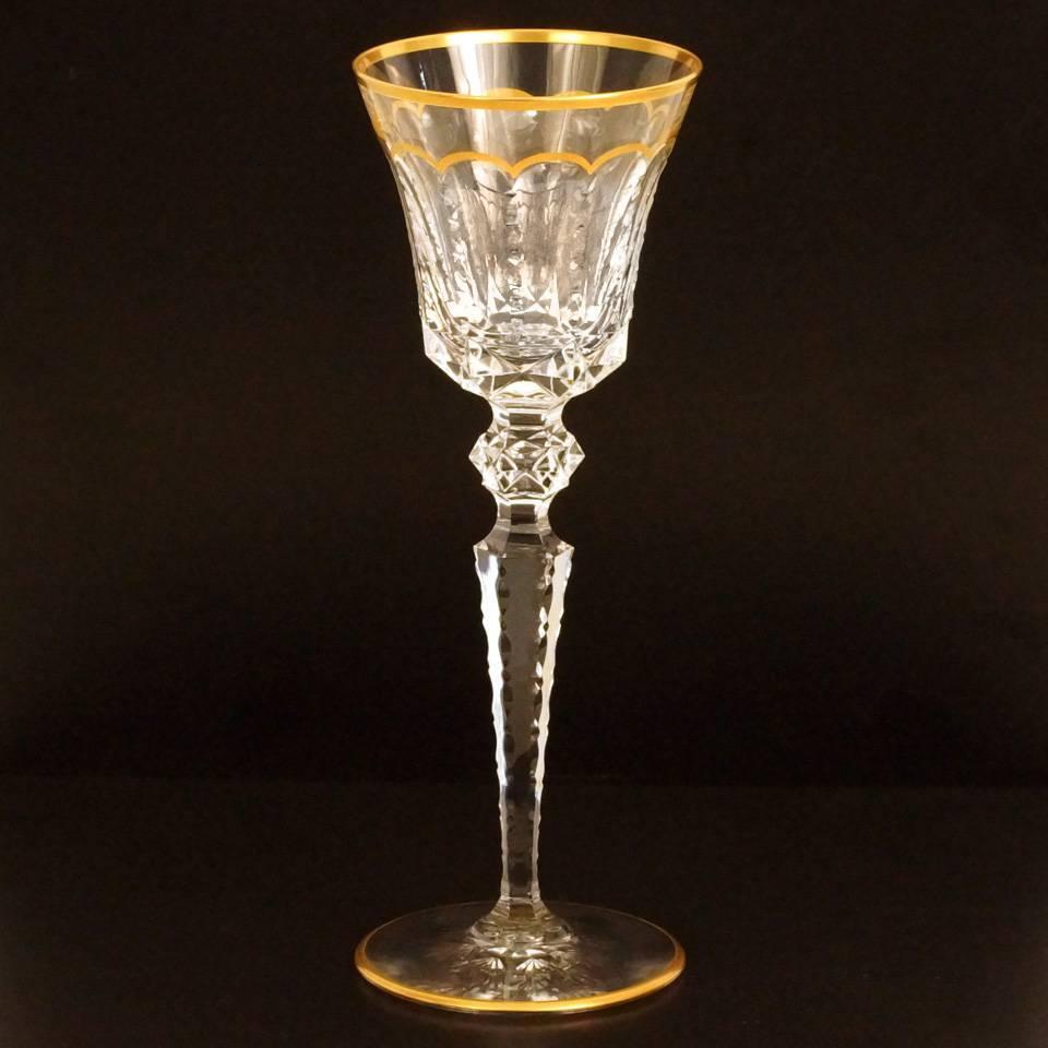 18 St. Louis Crystal "Excellence" Water Goblets For Sale at 1stdibs