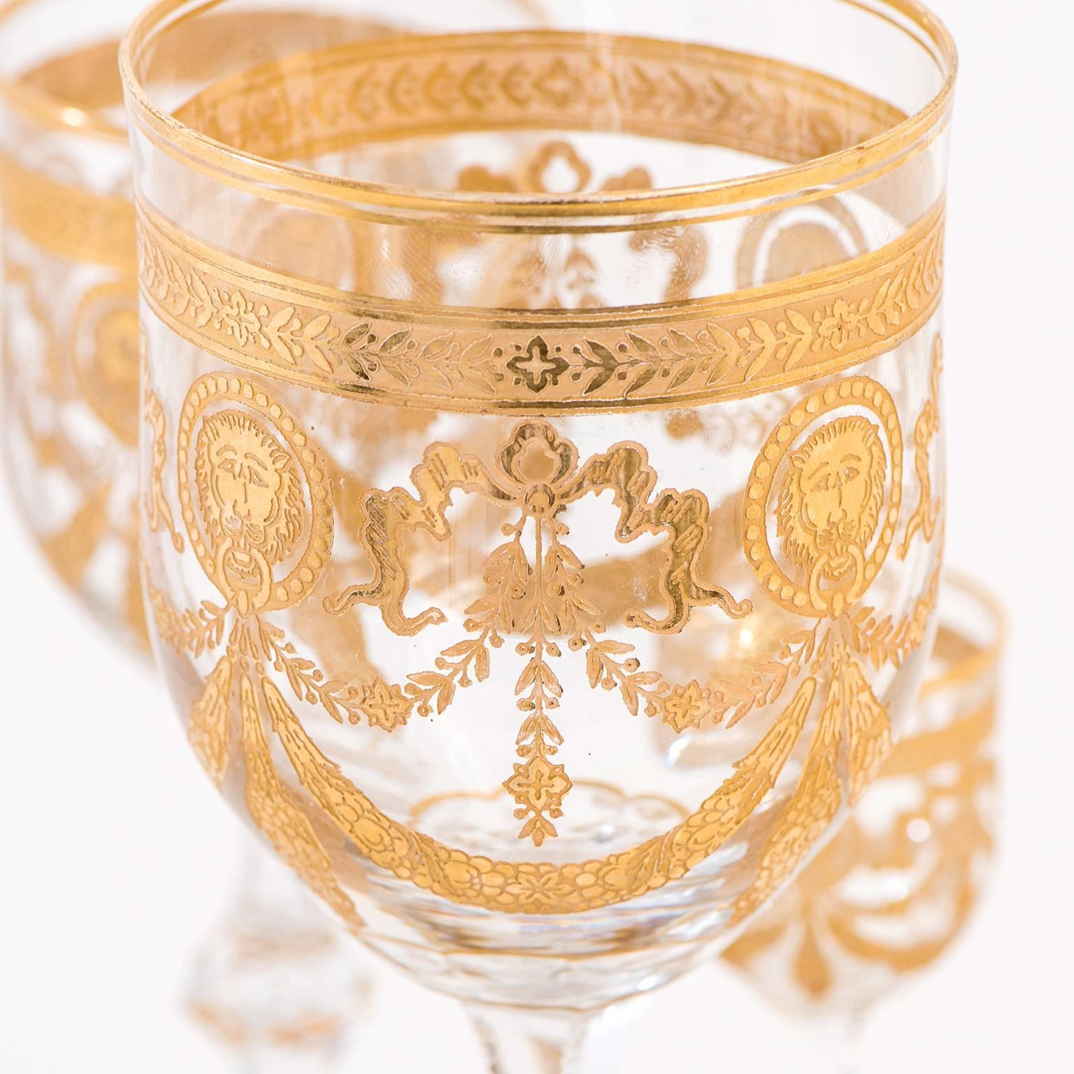 st louis crystal wine glasses