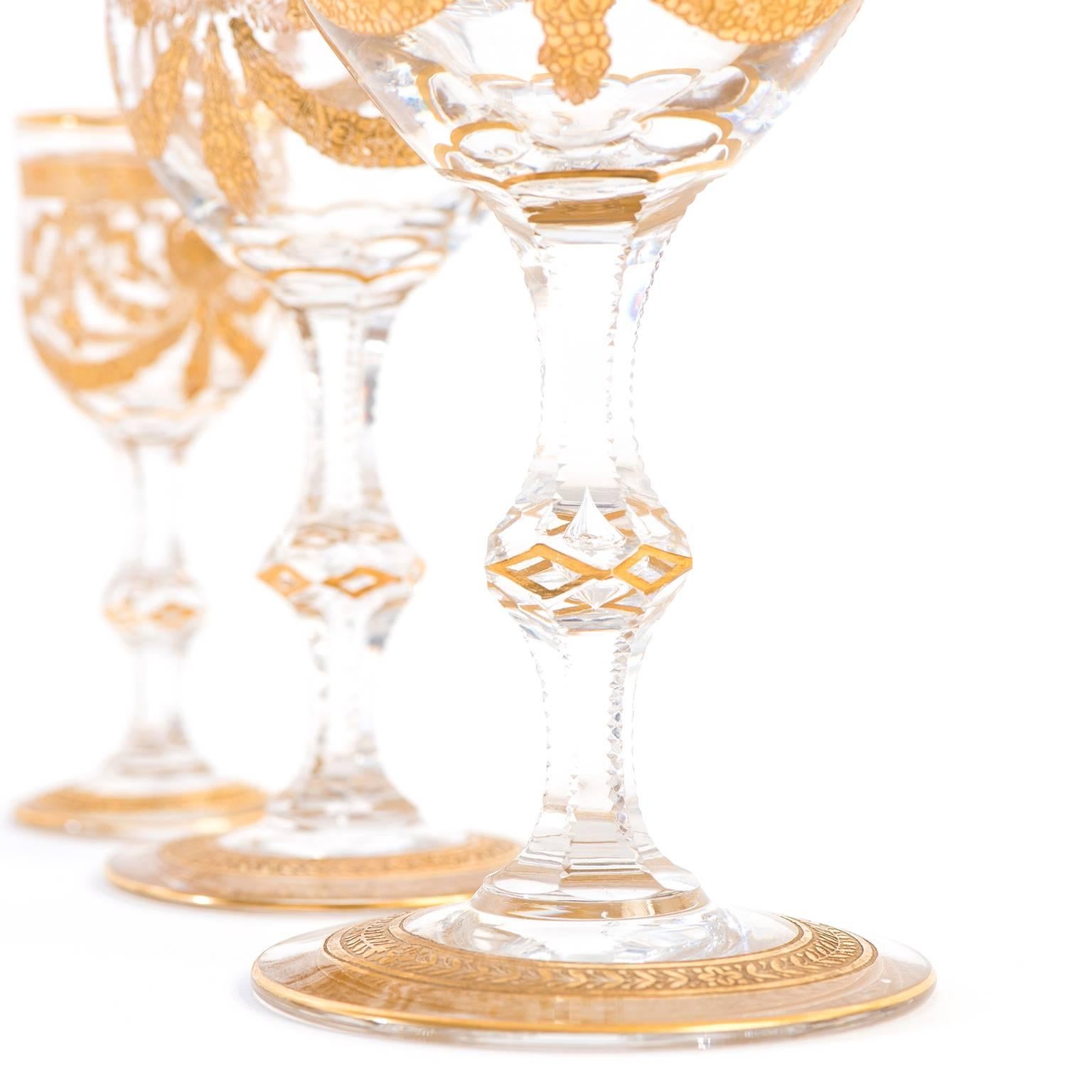 Set of 36 St. Louis Congress Pattern Goblets 1