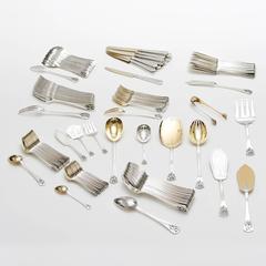 Puiforcat Juego Único de Cubiertos Art Decó de Esterlina para 18