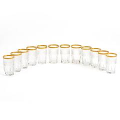 Moser Cut Crystal Tumblers Set of 12