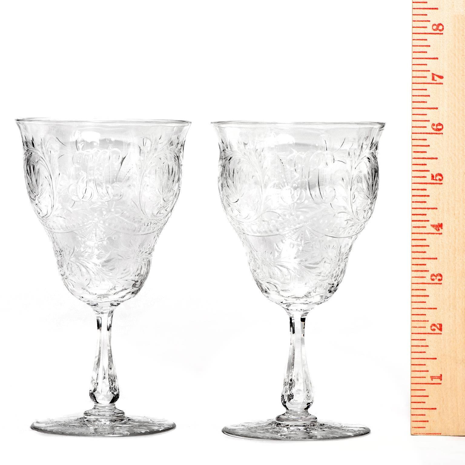 Late 19th Century Stevens & Williams Cut Crystal Set for 16, 5-Piece Settings