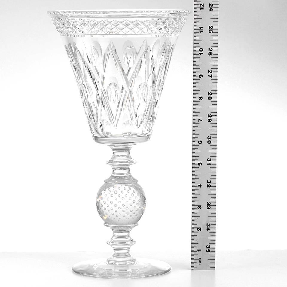 Early 20th Century Pair of Pairpoint Crystal Vases